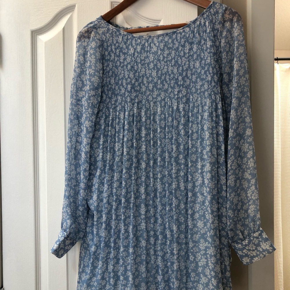 Kimchi Blue Light Blue Floral Dress